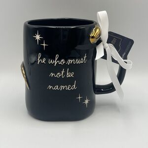 New Rae Dunn Harry Potter HE WHO MUST NOT BE NAMED Voldemort Nagini Snake Mug